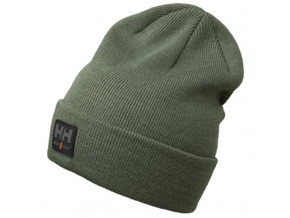 Čepice Helly Hansen KENSINGTON FLAT BEANIE - ARMY GREEN