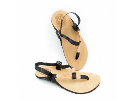 Barefoot sandály BOSKYshoes Light BUSHCRAFT Edition Leather