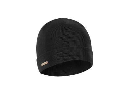 Pletená Merino čepice HELIKON Winter Merino Beanie - Black