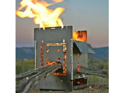 Turistický vařič DŘÍVKÁČ Firebox G2 Folding Stove