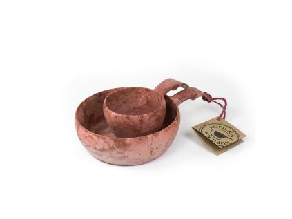 Kupilka sada KUKSA 210 ml + MISKA 550 ml - Cranberry (RED)