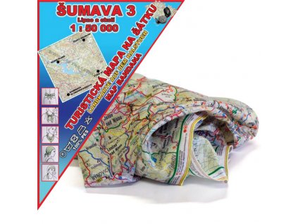 Šumava 3 – mapa na šátku