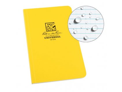 Voděodolný zápisník Rite in the Rain Pocket Memo Book ŽLUTÝ no.374 - VELKÝ