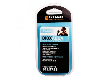 Tablety pro úpravu vody PYRAMID Biox Aqua Tabs - 30 ks