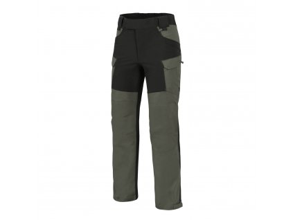 Kalhoty Helikon HYBRID OUTBACK PANTS DuraCanvas - Taiga Green / Black