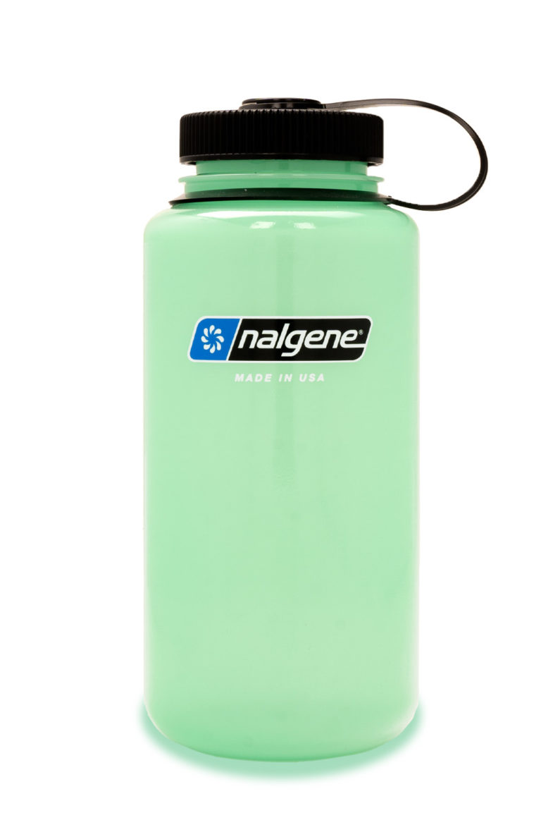 Láhev NALGENE Wide Mouth Sustain 1000ml - GLOW GREEN - 50% recyklát