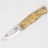 Zavírací nůž TBS Ahma Puukko Folding Knife - Curly Birch
