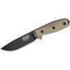 13095 1 nuz esee 4 pb 017 black plain 3d micarta cerna zelena