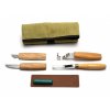 Řezbářský set BeaverCraft S49 - Wood Carving Tool Set for Spoon Carving with compact chisel