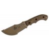 Nůž TOPS Tom Brown Tracker - Coyote Tan Blade / Green Canvas Micarta Handles - TBT01-TAN