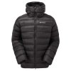 Péřová bunda MONTANE Anti-Freeze XT Packable Hooded Down Jacket - Black