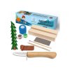 Dárková vyřezávací sada BeaverCraft DIY08 Smrk- Spruce Tree Carving Kit