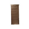 almond minus 2 141003 nordisk rectangular shape sleeping bag bungy cord brown front BUSHCRAFTshop CZ Nordisk 003