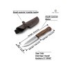 1592 1 beavercraft bsh6 breeze bushcraft knife carbon steel 110mm walnut 02