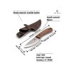 1595 1 beavercraft bsh7 wild harvest bushcraft knife carbon steel 90mm walnut 02