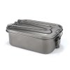 Titanový multifunkční jídelní box Origin Outdoors LunchBox 2 in 1 Titan - 800 ml