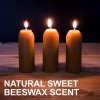 l can3pk b uco 9 hour candles beeswax scent BUSHCRAFTshop CZ UCO 002