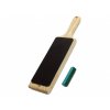 Obtahovací řemen + brusná pasta BeaverCraft LS1Р1 - Dual-Sided Leather Paddle Strop with P1 Polishing Compound