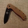 3982 1 nuz esee avispa framelock desert tan black