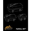 8563 3 sada organizeru helikon pakcell set black