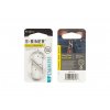 707 51 ocelova oboustranna karabina s biner nite ize stainless steel velikost a barva 01 cerna