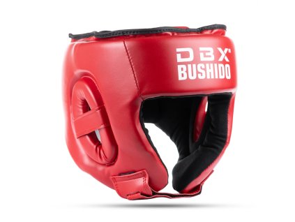 Boxerská helma turnajová DBX BUSHIDO červená