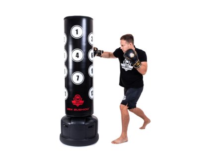 AnyConv.com pol pl Stojacy worek bokserski ze strefami do uderzen TLS O 180CM DBX BUSHDO 2298 2