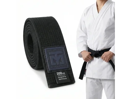pol pl Czarny pas do Taekwondo Fighter 4 5cm MOOTO 3877 6