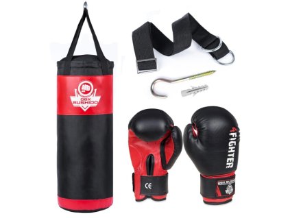 Sada pro trénink boxu DBX BUSHIDO DBX Kids60.2 červená