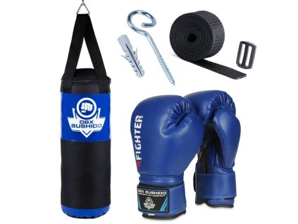 Sada pro trénink boxu DBX BUSHIDO DBX Kids60.3 modrá