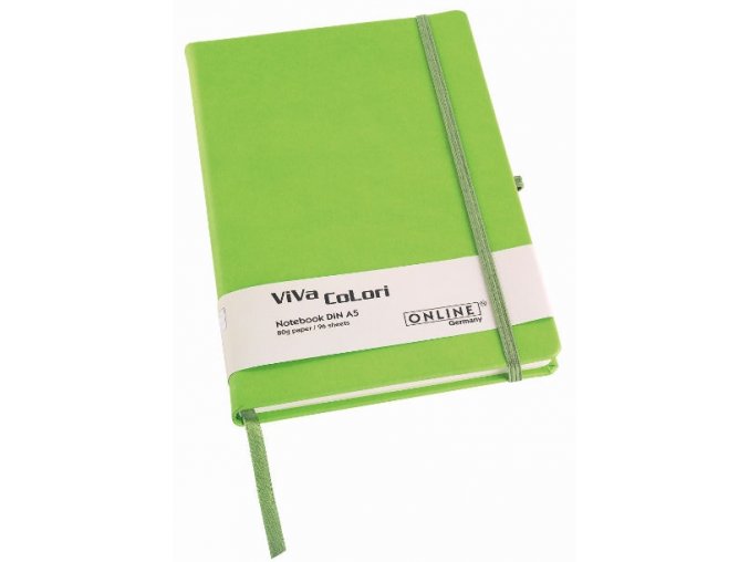 Zápisník Online Viva Colori A6 zelený
