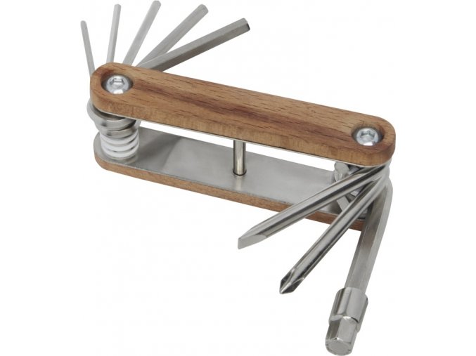 Dřevěný multifunkční nástroj na kolo Fixie s 8 funkcemi - Dřevo