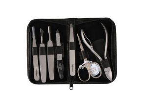 Manikúra Sollingen 994-89, pouzdro hladká černá kůže