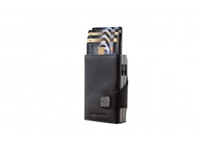 Doublewallet CLICK & SLIDE Nappa Brown/Silver