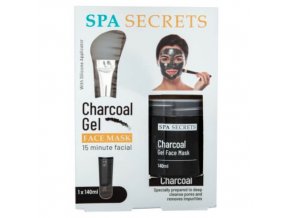 xpel gelova pletova maska s aplikatorem spa secrets charocal gel face mask 140 ml 1468340920201111155142