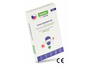 5x FFP2 respirator NANO MEDCLEAN