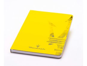 Notebook Pininfarina A5 linkovaný, žlutý