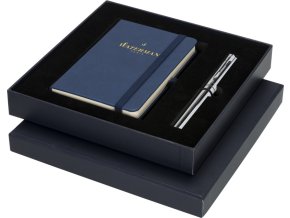 Waterman dárková kazeta obsahující zápisník A6 a allure blue kuličkovou tužku