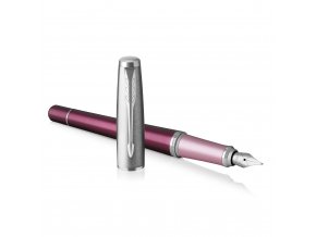 Parker 1502/4131567 Royal Urban Premium Dark Purple CT plnicí pero  + praktický zápisník FLEMMING ZDARMA