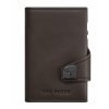 Nappa Brown Silver DOUBLEWALLET ClickSlide Front 27 10 4 0001 04