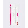 1 0008 849 popline fluorescent purple ballpoint pen with holder