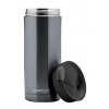 2095637 HURON 16OZ GUNMETAL LID NEXT TO BOTTLE