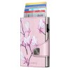 Diagonal Wallet CLICK SLIDE Cherry Blossom Silver