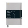 notebook b5 monocle softcover 128 numbered pages light grey dotted