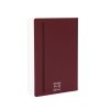 Notebook Pininfarina A5 tečkovaný, tmavě červený