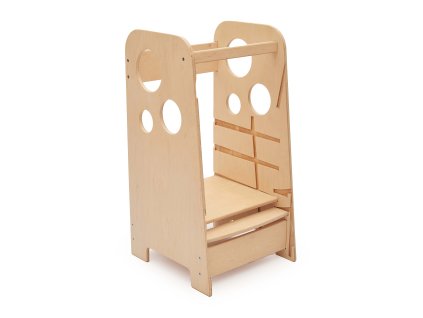 222 montessori toddler tower 3 in 1 unfinished wood no varnish