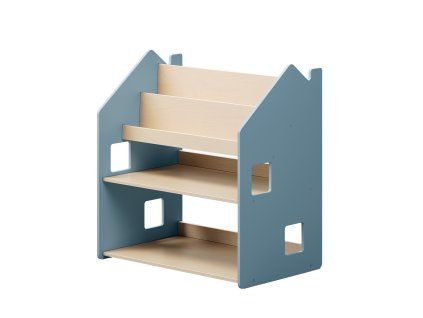 Montessori 2-in-1 Multi-Purpose Shelf – Light Blue