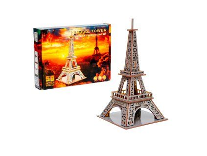 BusyKids Wooden 3D Construction Kit – Eiffel Tower