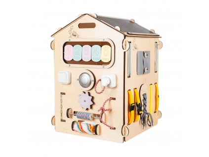 79 busykids house pastel natura activity board limited edition