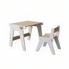 Growingtable GrowingchairMINI WHITE sq